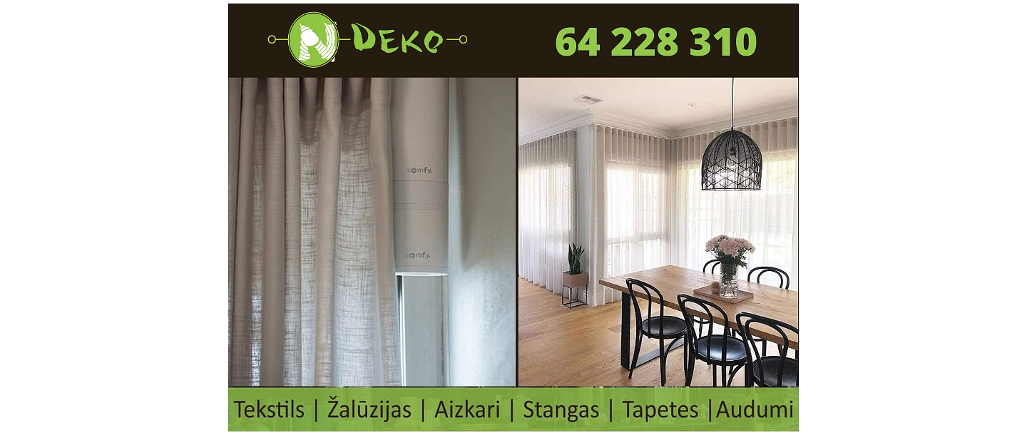 Motorization of curtains.